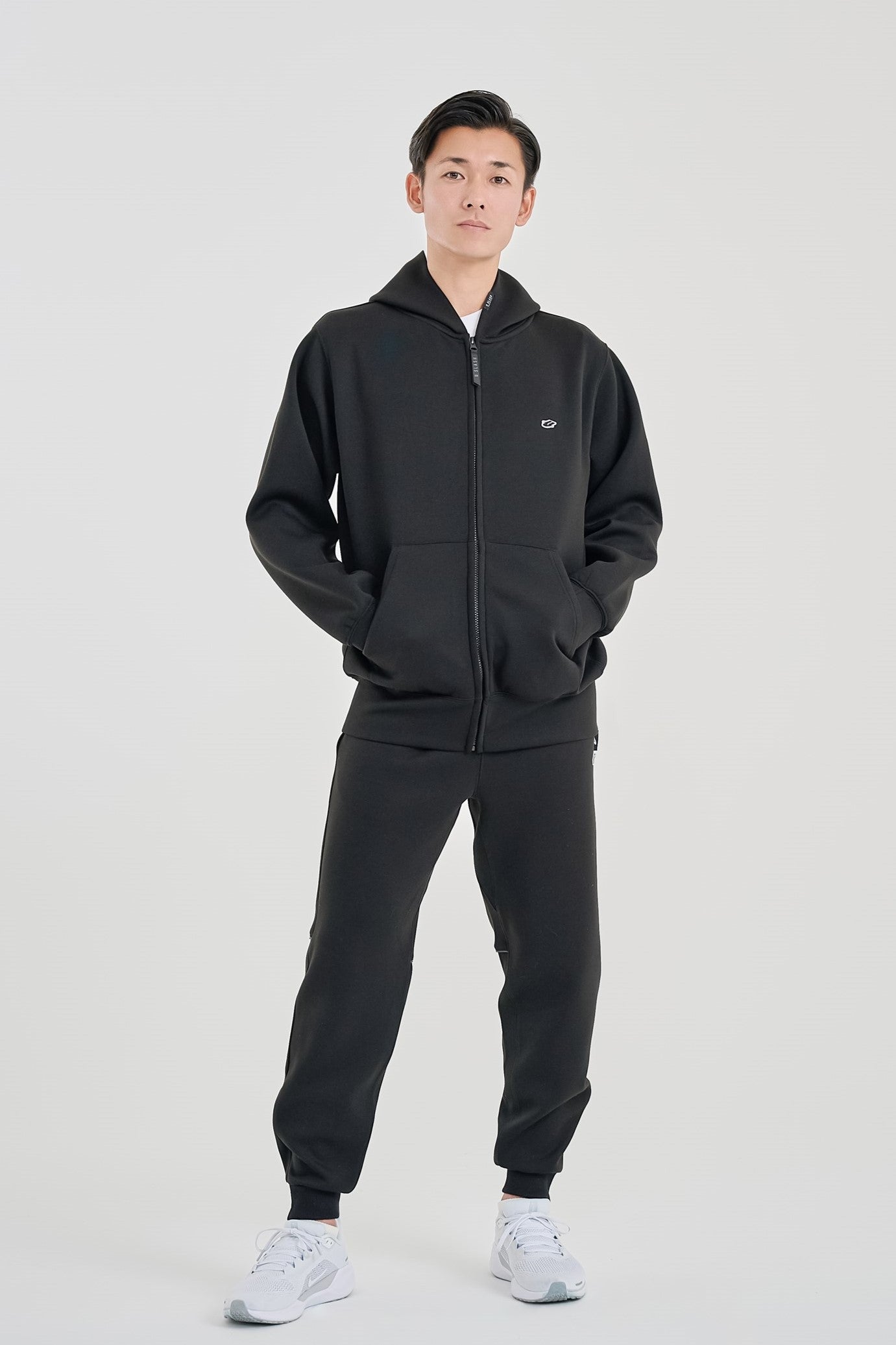 Reflective utility full zip hoodie