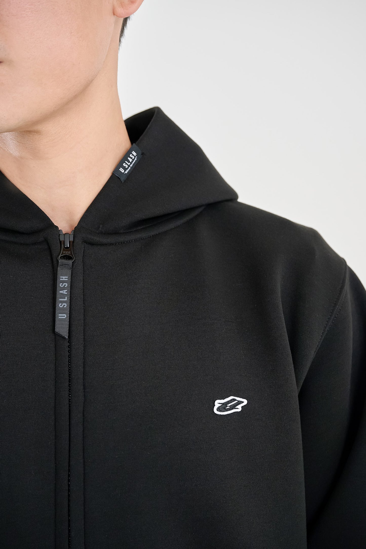 Reflective utility full zip hoodie