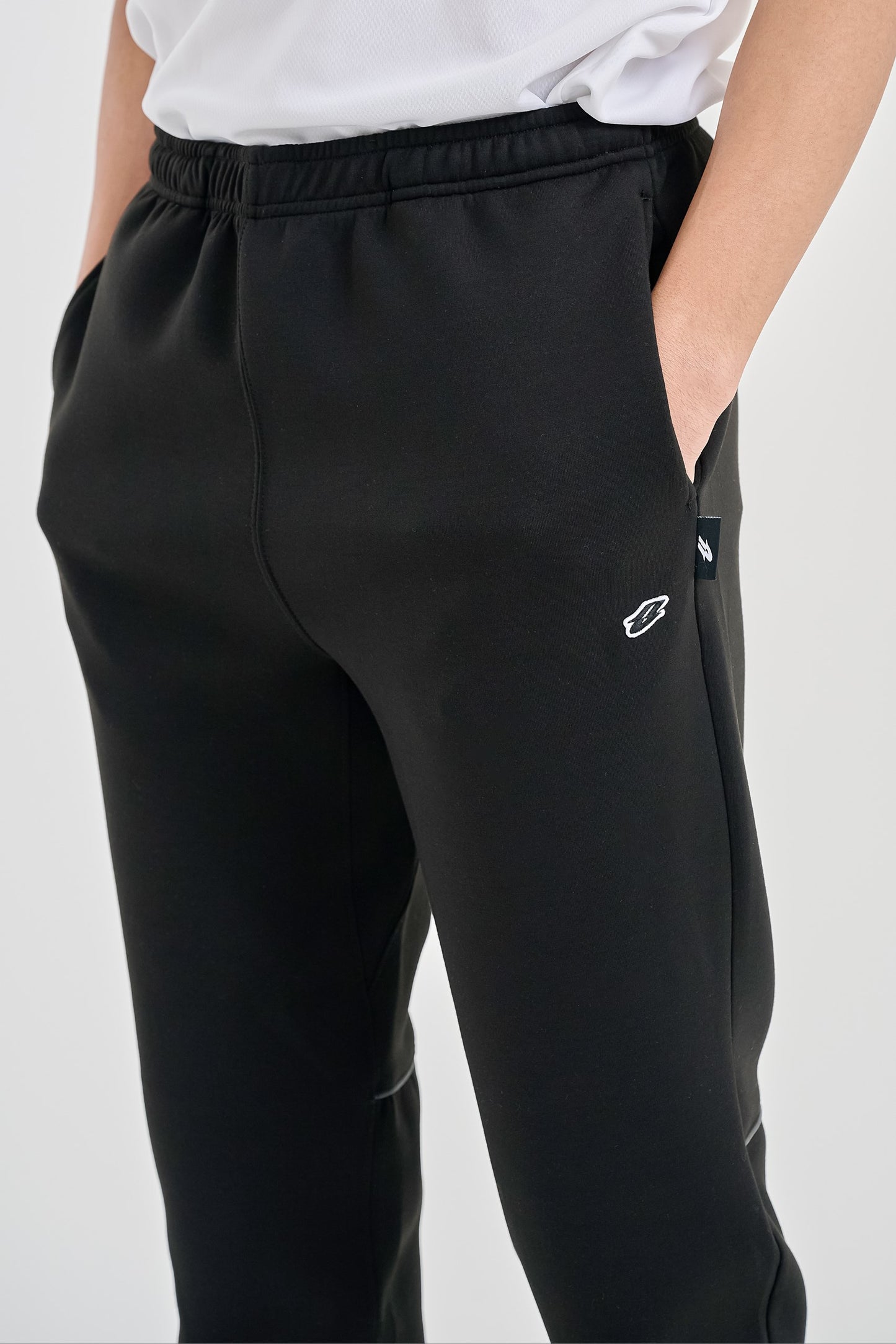 Reflective utility sweat pants