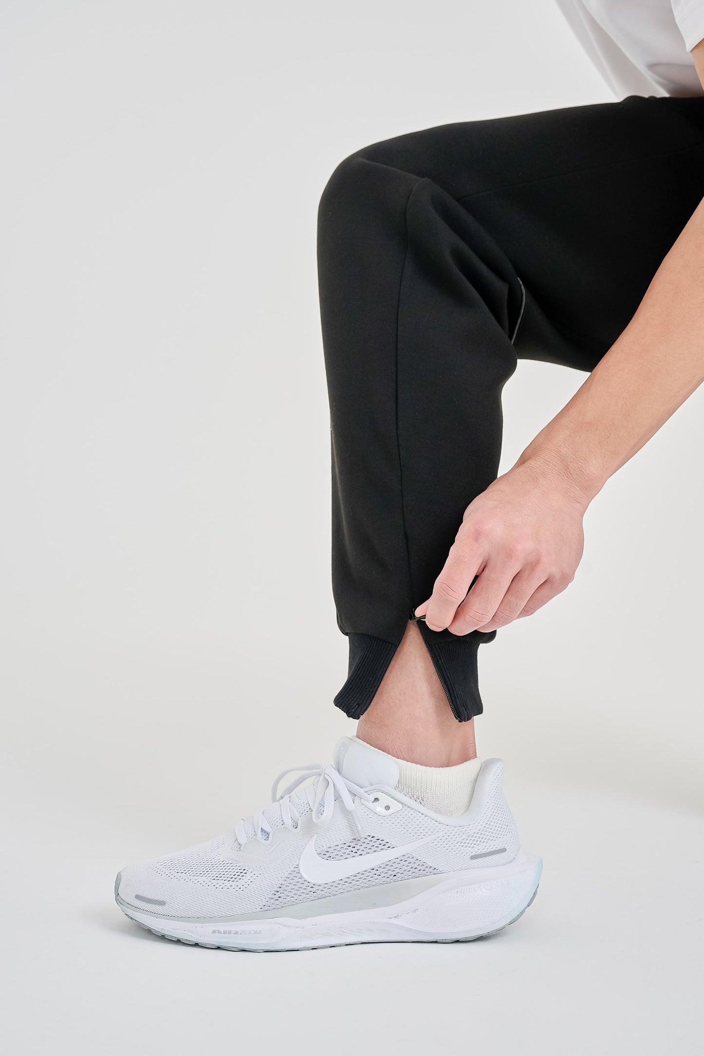 Reflective utility sweat pants