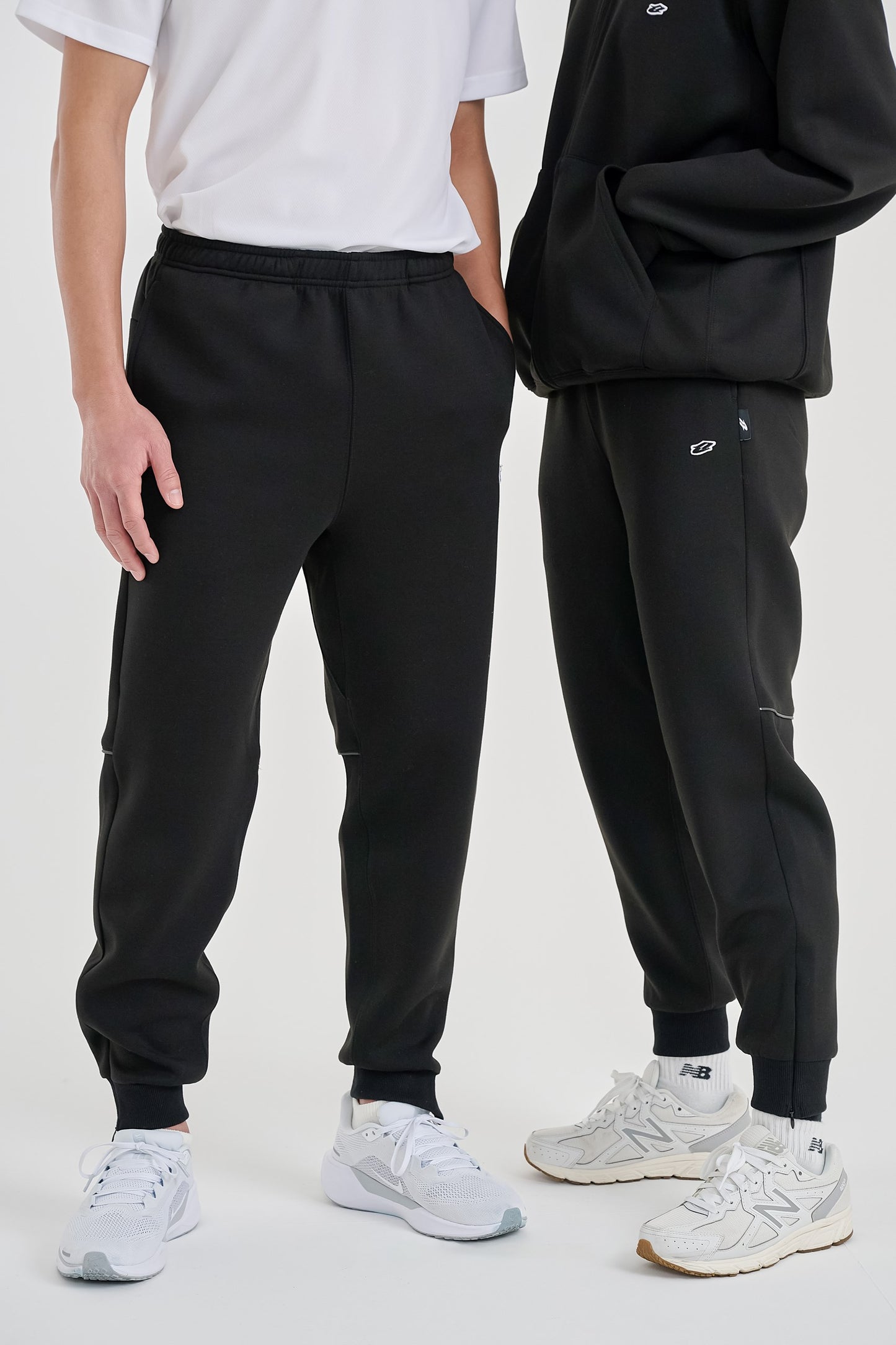 Reflective utility sweat pants