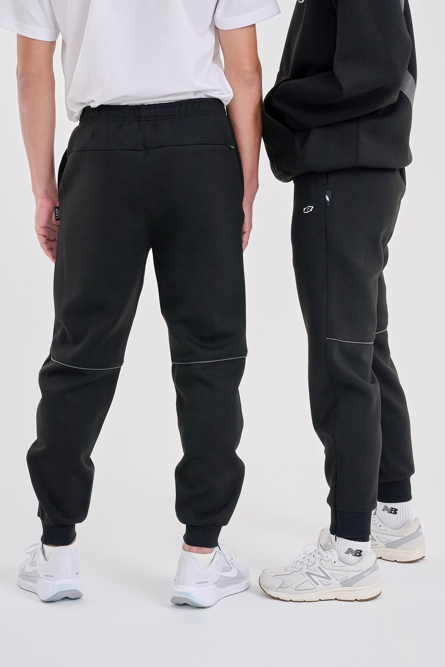Reflective utility sweat pants