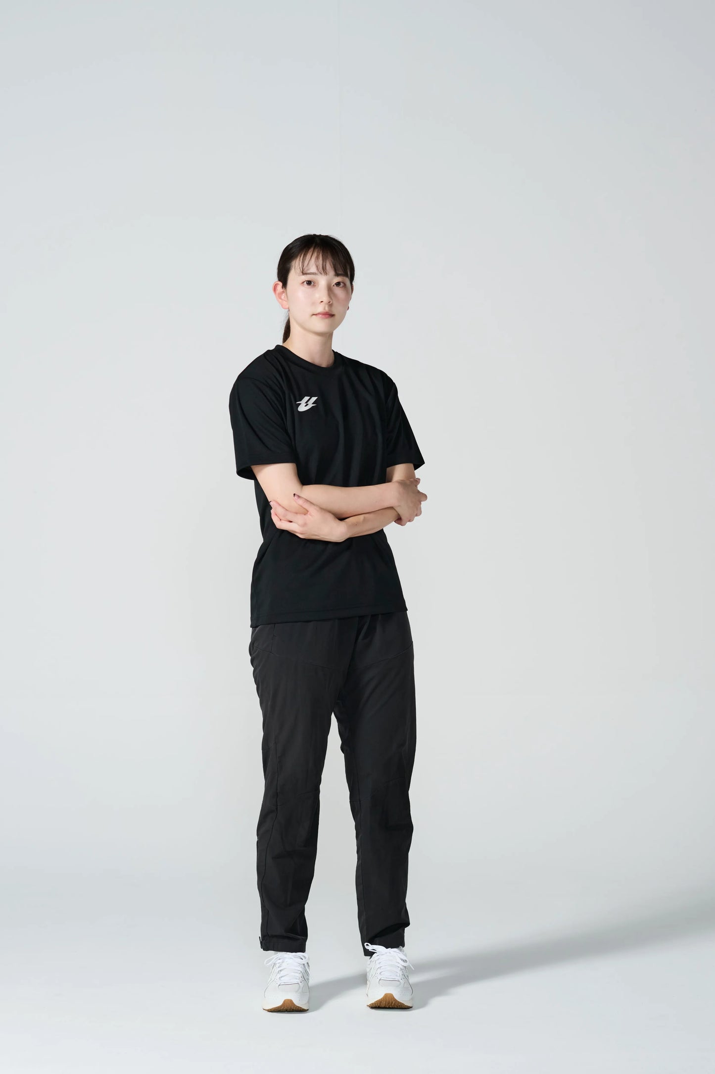 UT5S-A03Moving practice shirt H/S Black