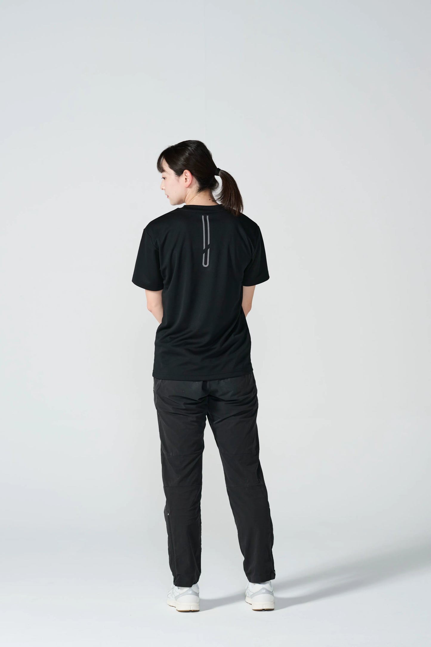 UT5S-A03Moving practice shirt H/S Black