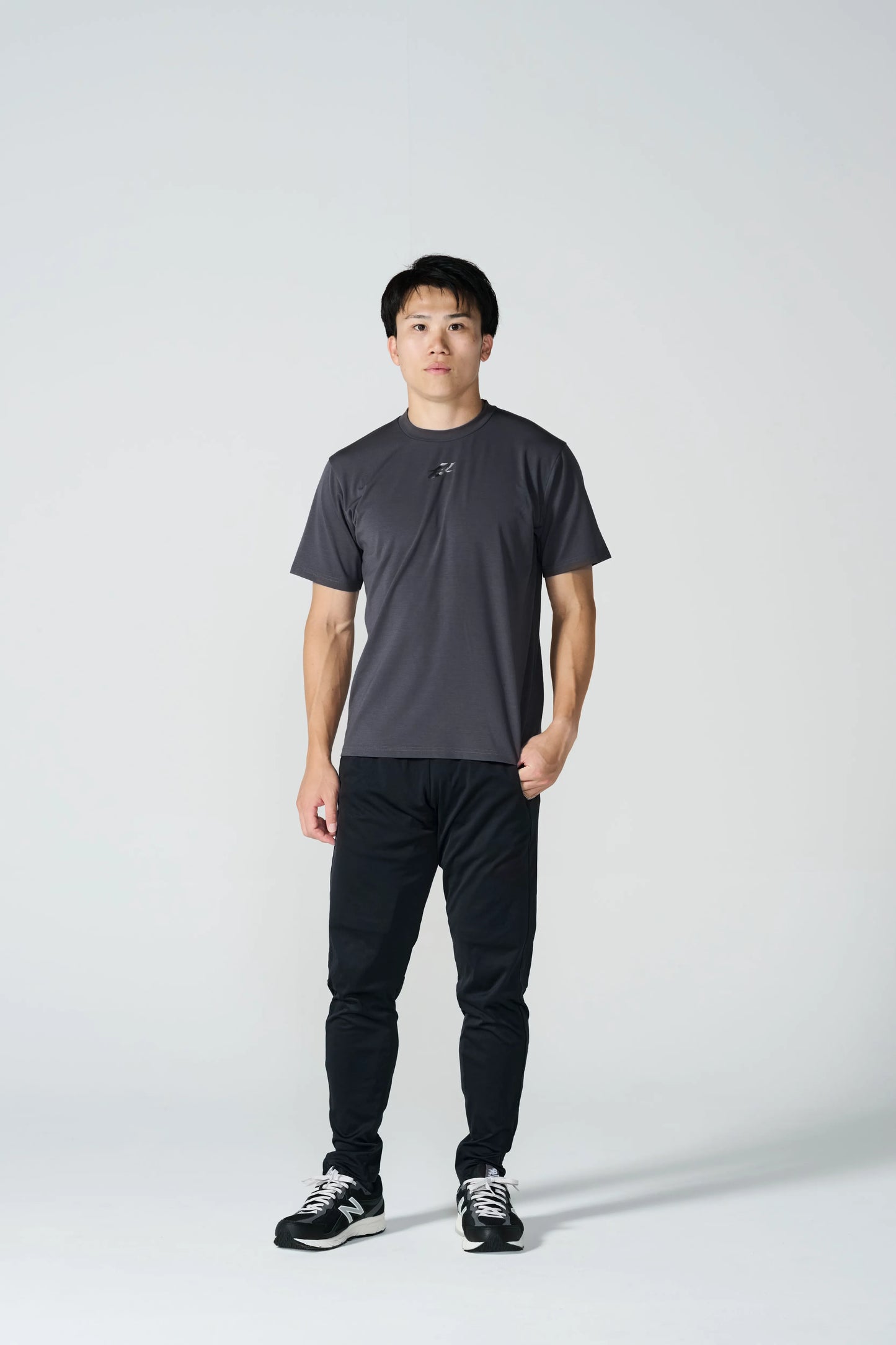 UT5S-A03Moving practice shirt H/S gray